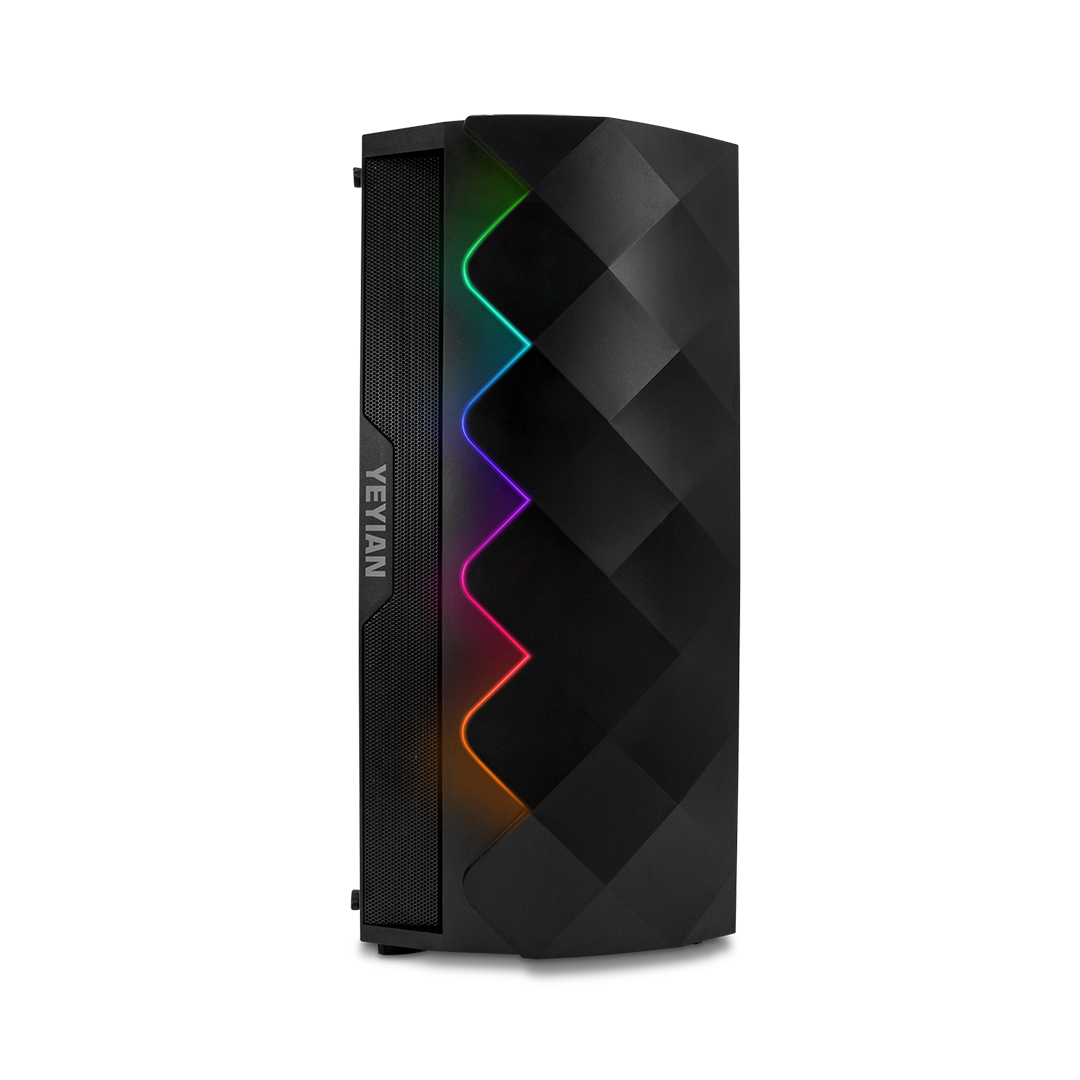 Angle. YEYIAN - YEYIAN Gaming PC. Intel Core i5 11400F, NVIDIA	RTX 3060 Ti, 512GB NVME, 16GB DDR4, 650W, W11. Model YPI-SH14F0B-36T1U - Black.