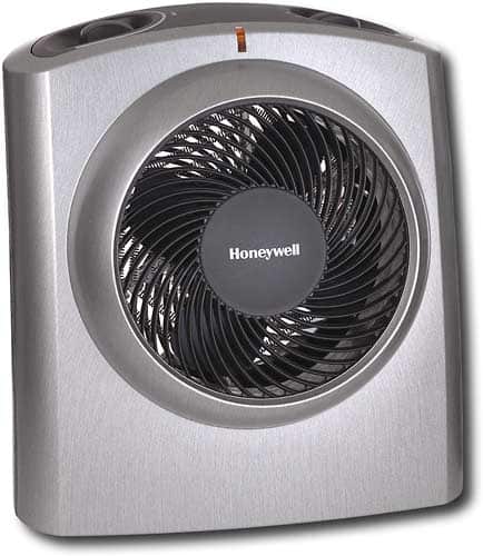 Angle Standard. Honeywell - Turbo Heater - Brushed Stainless-Steel/Black.