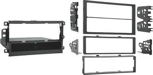 Metra - Installation Kit for Select 1995-2008 GM Vehicles - Black - Angle_Standard