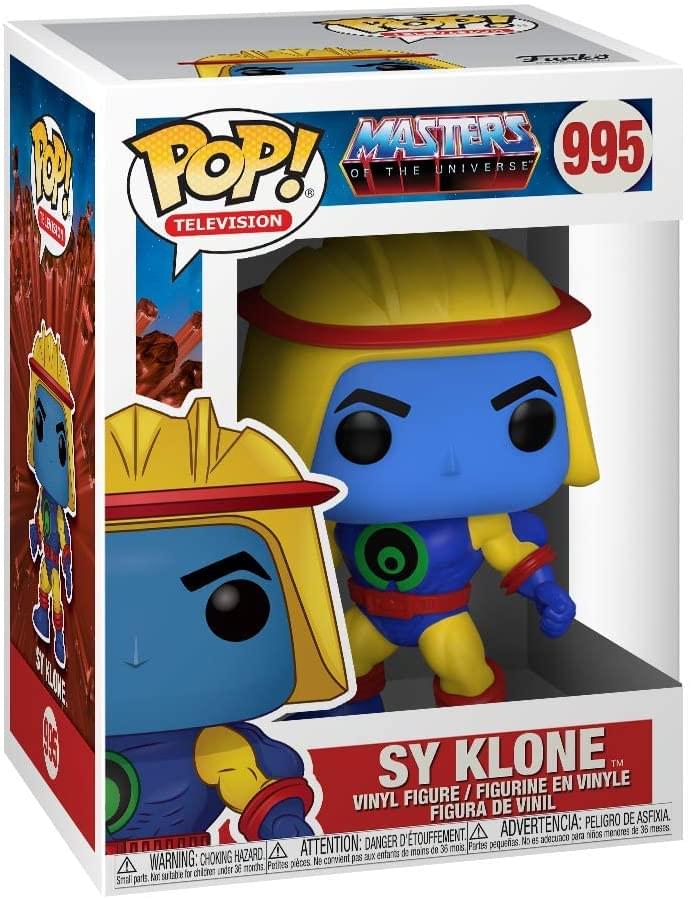 **Masters of the Universe**

**995**

**Pop! Television**

**Sy Klone**

**Vinyl Figure / Figurine en Vinyle / Figura de Vinil**

**Warning: Choking Hazard - Small parts. Not suitable for children under 3 years.**

**Attention: Danger d'étouffement - Petites pièces. Ne convient pas aux enfants de moins de 3 ans.**

**Advertencia: Peligro de asfixia. Piezas pequeñas. No es adecuado para niños menores de 3 años.**

**Sculpted by: Junko**

**Ages 3+**