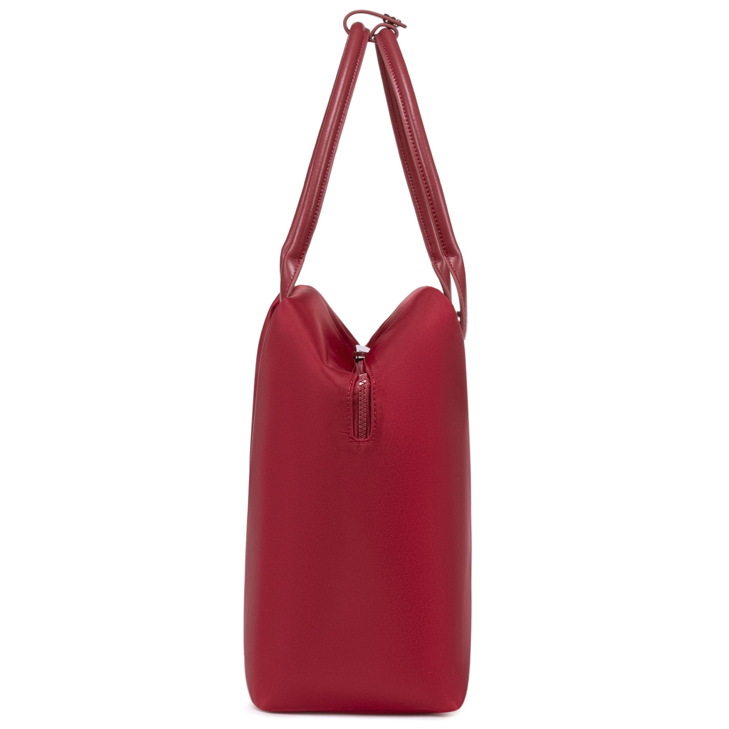 Alt View 5. Lux & Nyx - Lux & Nyx Large Origami Tote 15" Laptop Work Bag - Crimson - Crimson.
