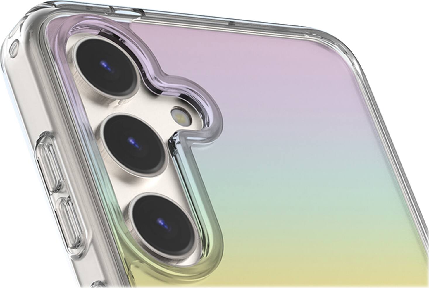 Alt View 16. SaharaCase - Hybrid-Flex Hard Shell Series Case for Samsung Galaxy S24+ - Transparent Gradient.