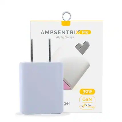 AMPSENTRIX Pro Alpha Series 30W GaN Fast Charge