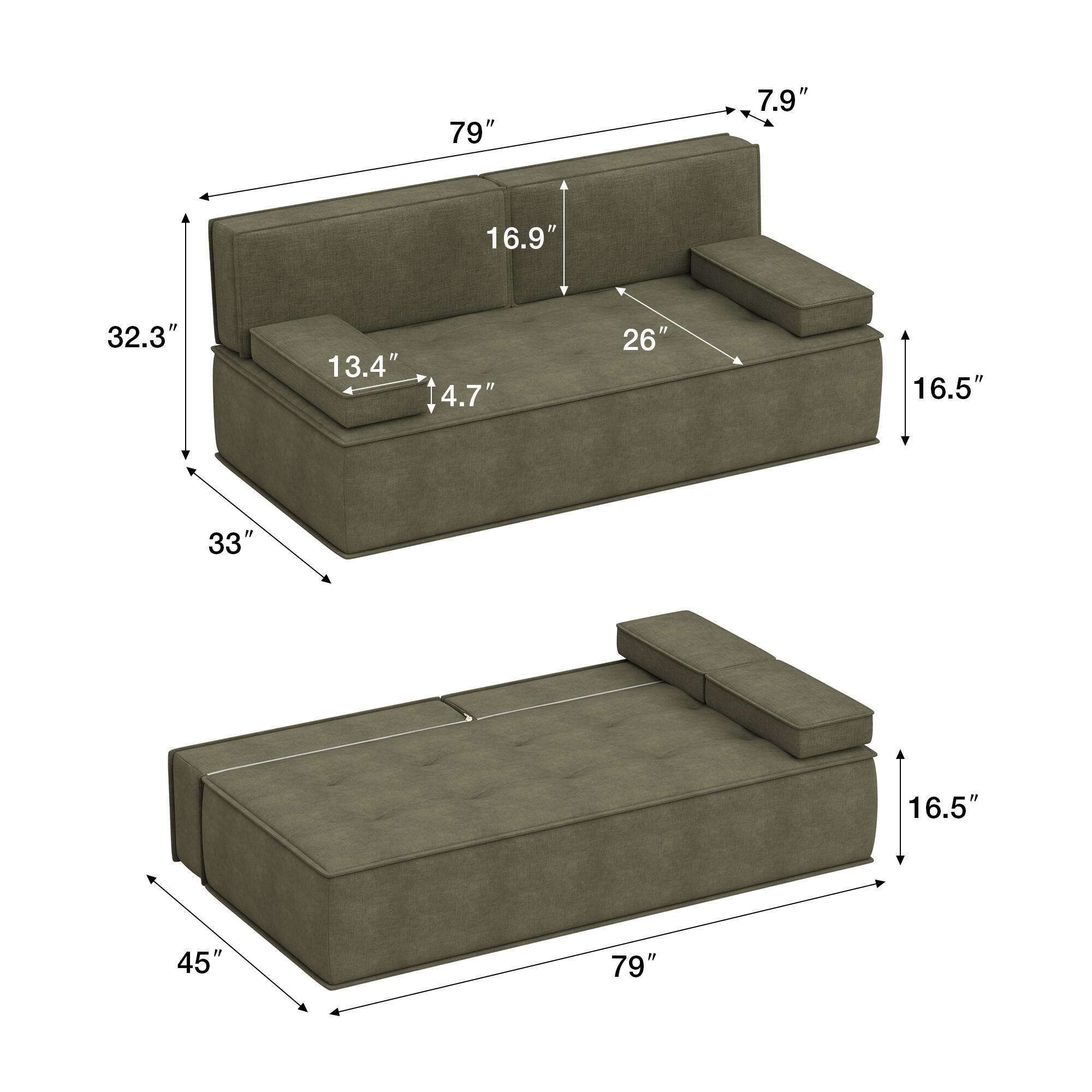 79" 7.9" 16.9" 32.3" 13.4" 4.7" 26" 16.5" 33" 16.5" 45" 79"