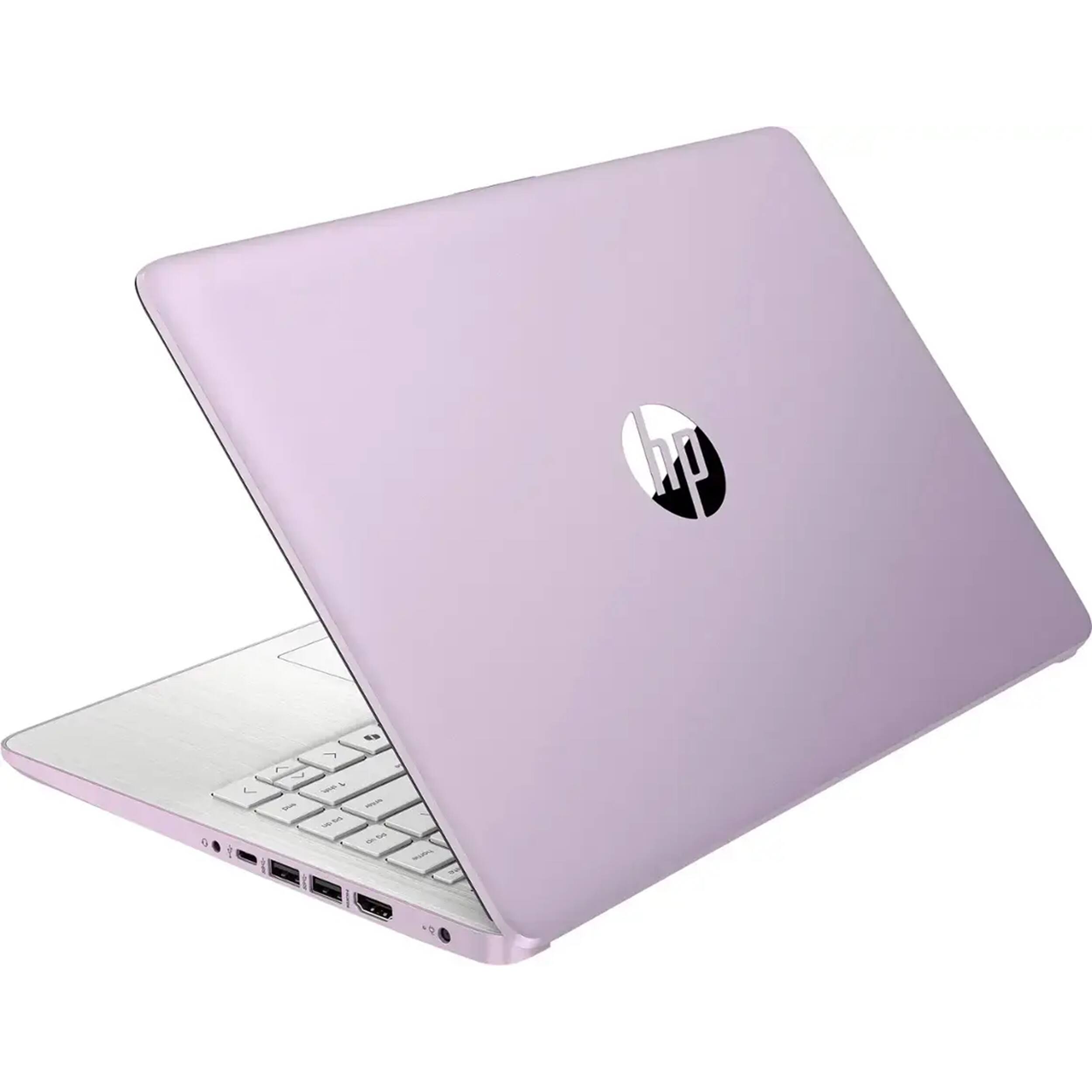 Alt View 3. HP - HP Stream 14" HD Student&Business Laptop,Intel N150 CPU,16GB RAM,128GB UFS,1 Year Office 365,Win 11s,Purple - Purple.