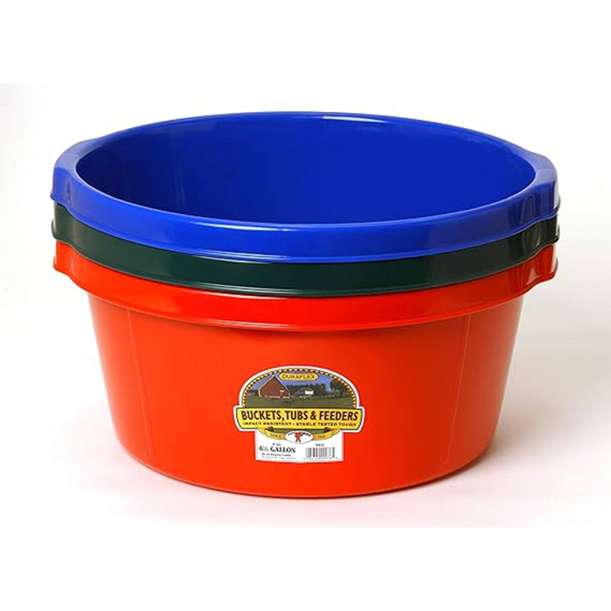 CURAPLEX BUCKETS, TUBS & FEEDERS PE TB TERTED TOSAN 6 GALLON