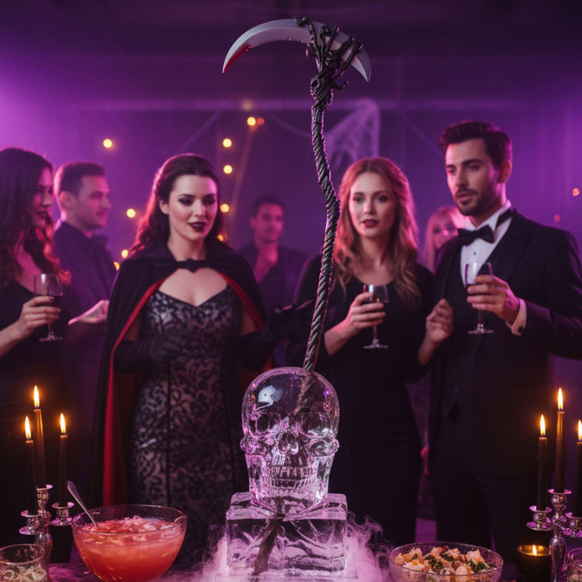 Alt View 10. Orion Costumes - Grim Reaper Scythe Costume Accessory - Brown.