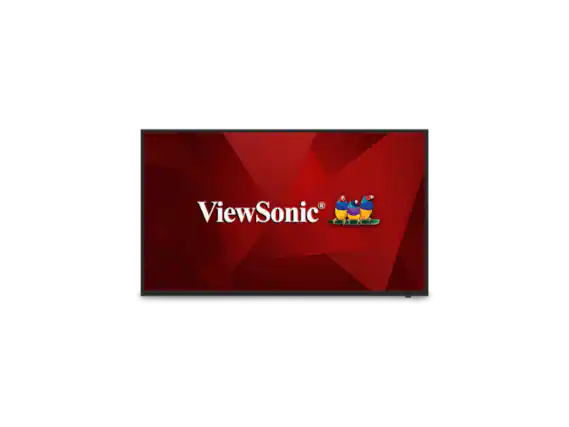 Front. ViewSonic - ViewSonic CDE4312 43" 4K Wireless Presentation Display - Black.