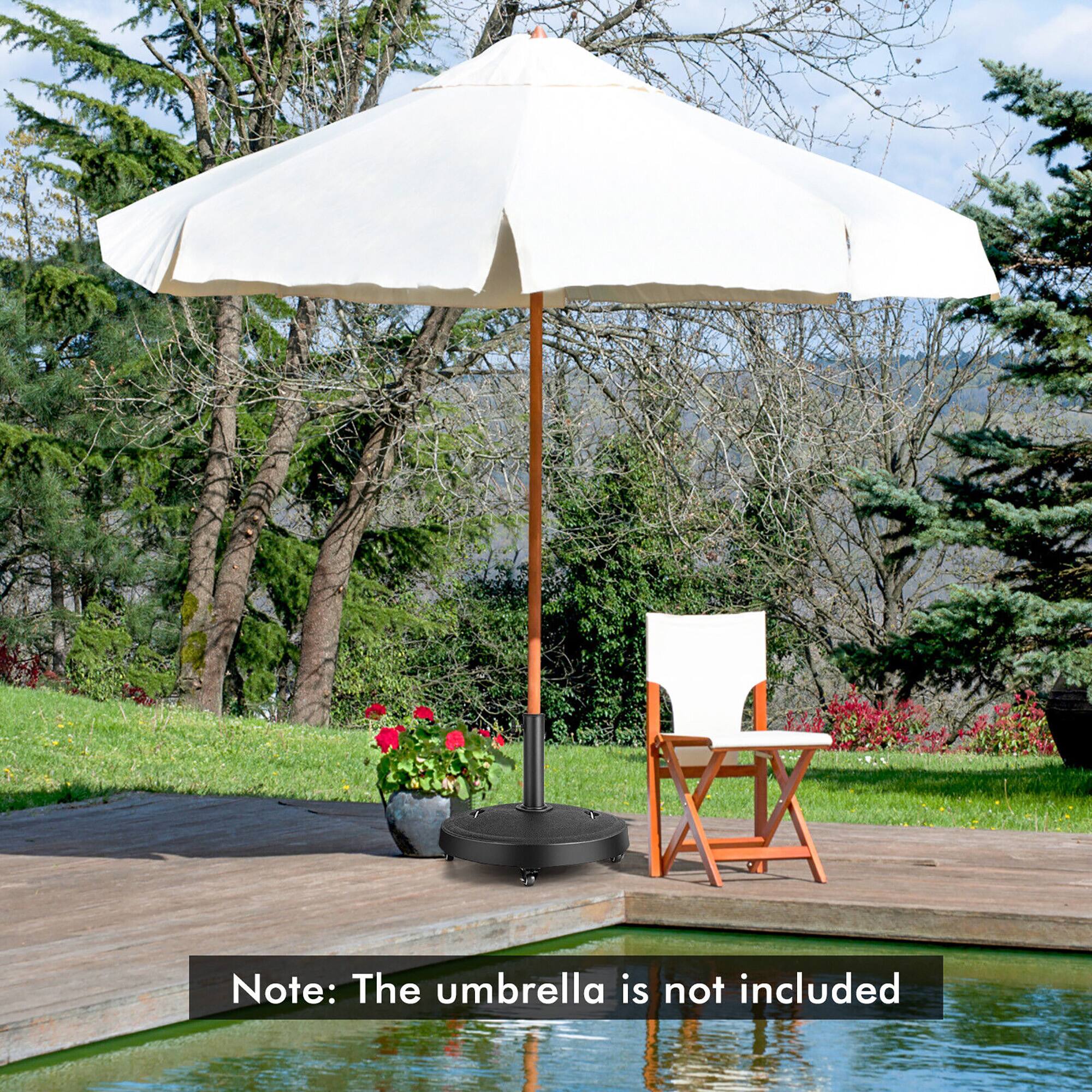 Note: The umbrella is not included