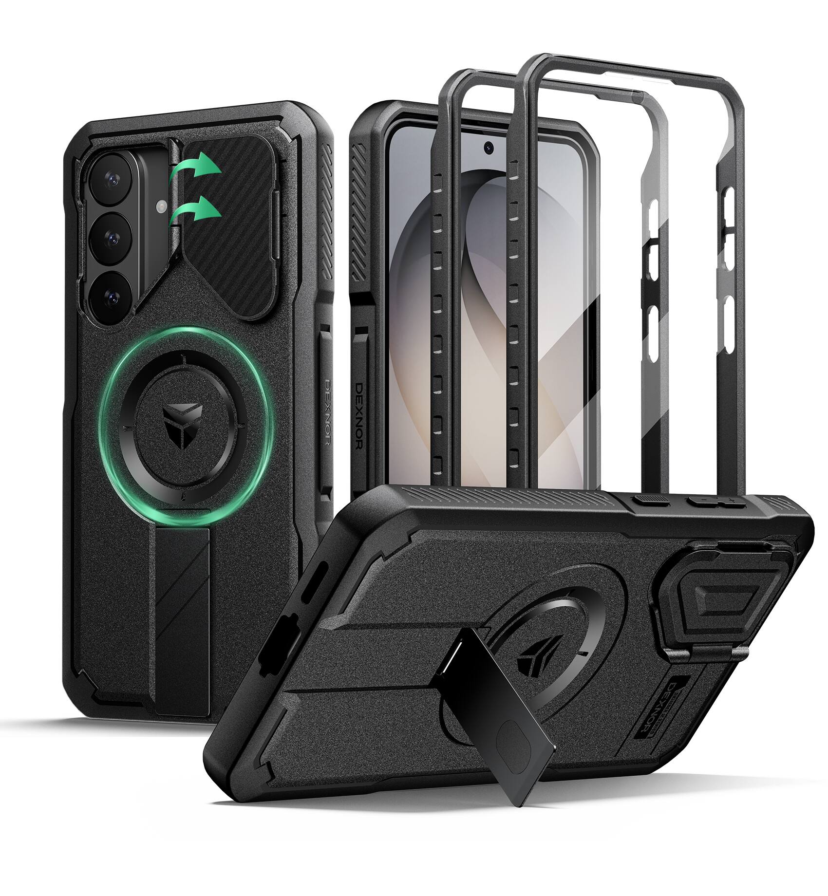 Dexnor Hard Shell Case for Samsung Galaxy S26 FE with Camera Cover ...
