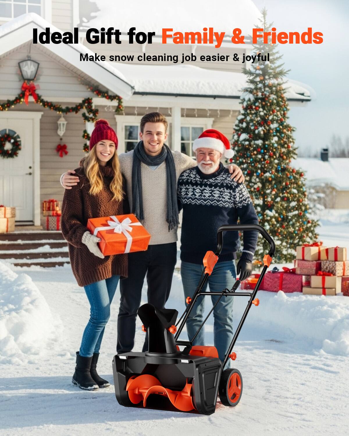 Ideal Gift for Family & Friends  
Make snow cleaning job easier & joyful