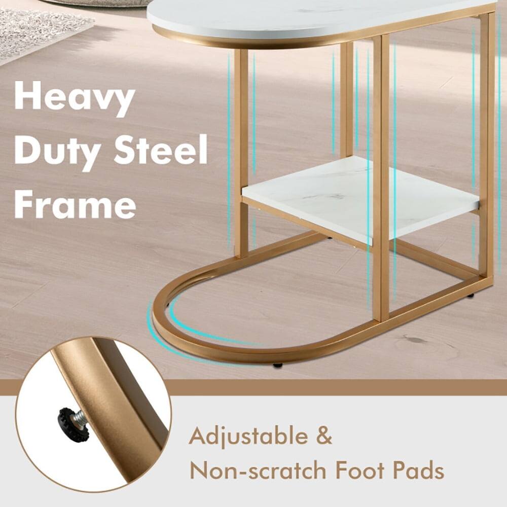 Heavy Duty Steel Frame  
Adjustable & Non-scratch Foot Pads