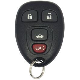Car Keys Express - GM Keyless Entry Remote - 4 Buttons (Lock, Unlock, Trunk, and Panic) - Black