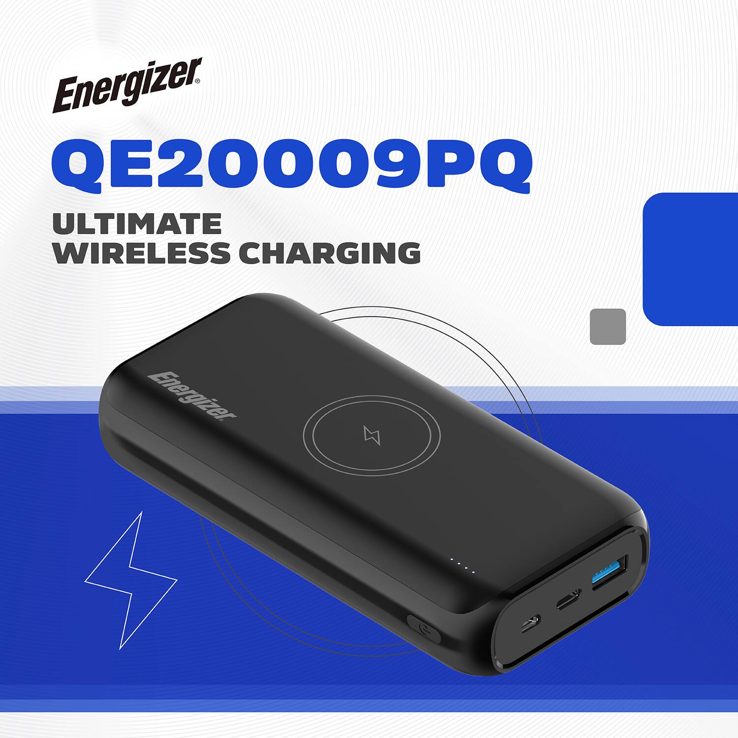 Energizer, QE20009PQ, ULTIMATE WIRELESS CHARGING, Energizer