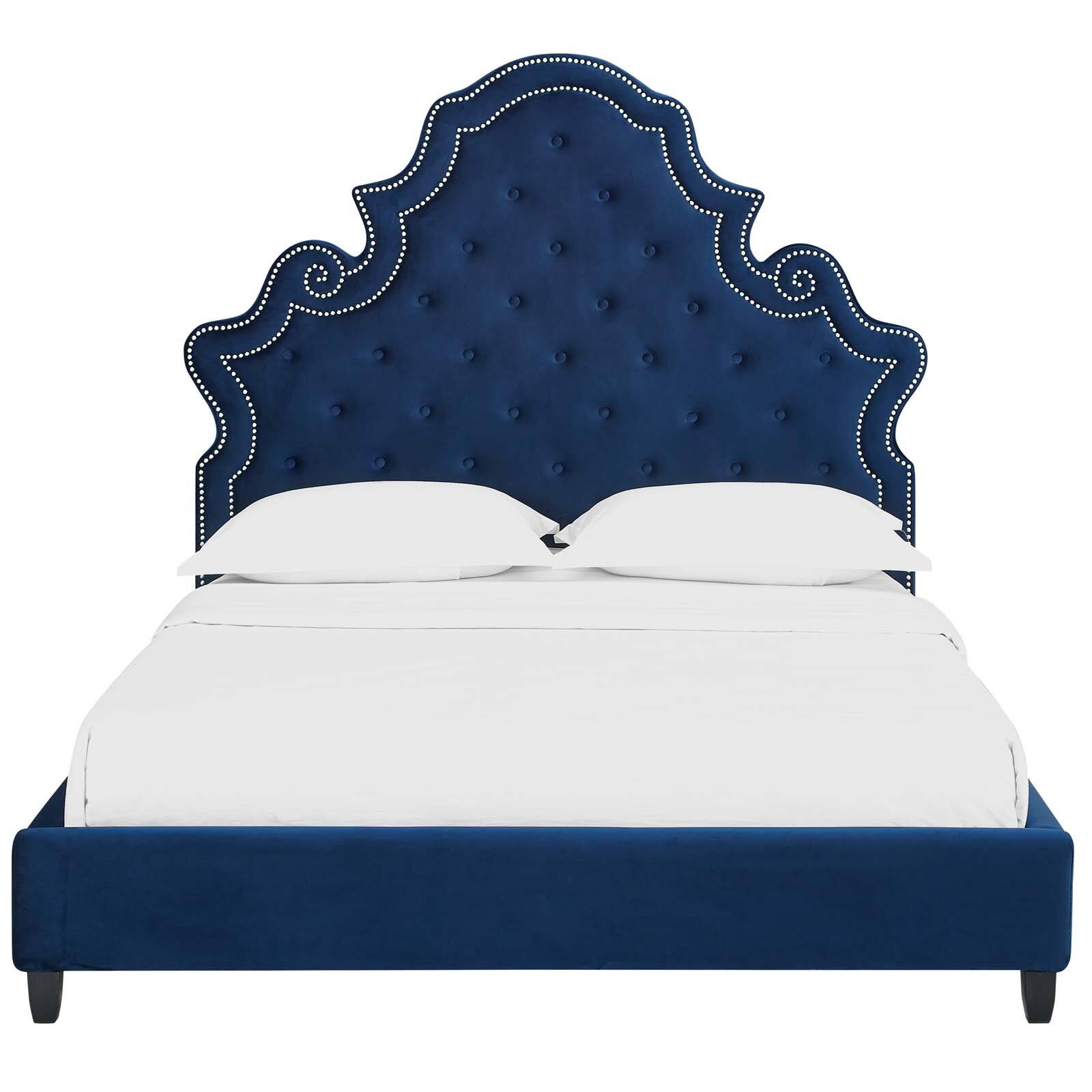 Back. Modway - Lodge Wood Twin Platform Bed Frame - Brown.