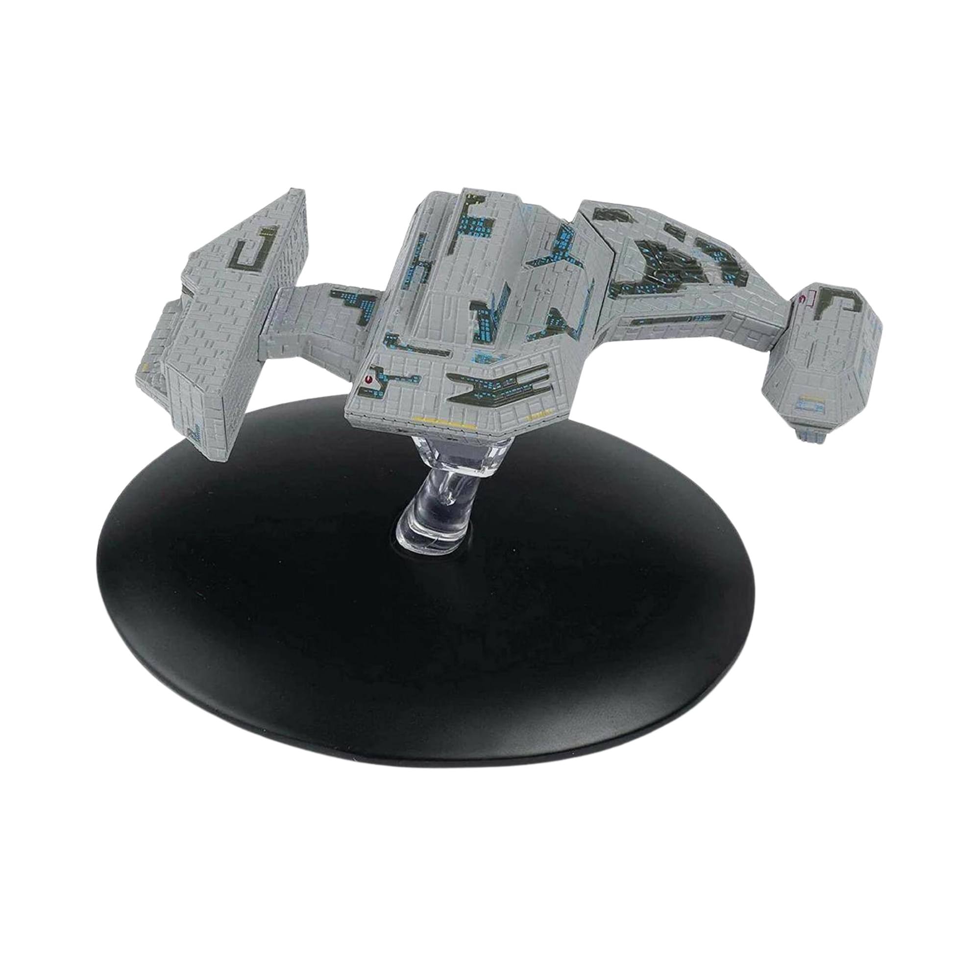Alt View 4. Eaglemoss - Eaglemoss Star Trek Starship Replica | Regade Borg Ship - Black.