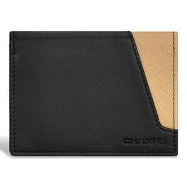Champs - Iconic Collection Leather Cardholder - BlackIvory