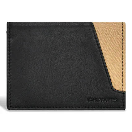 Front. Champs - MW-105-BLACK/IVORY (CARDHOLDER) - BlackIvory.