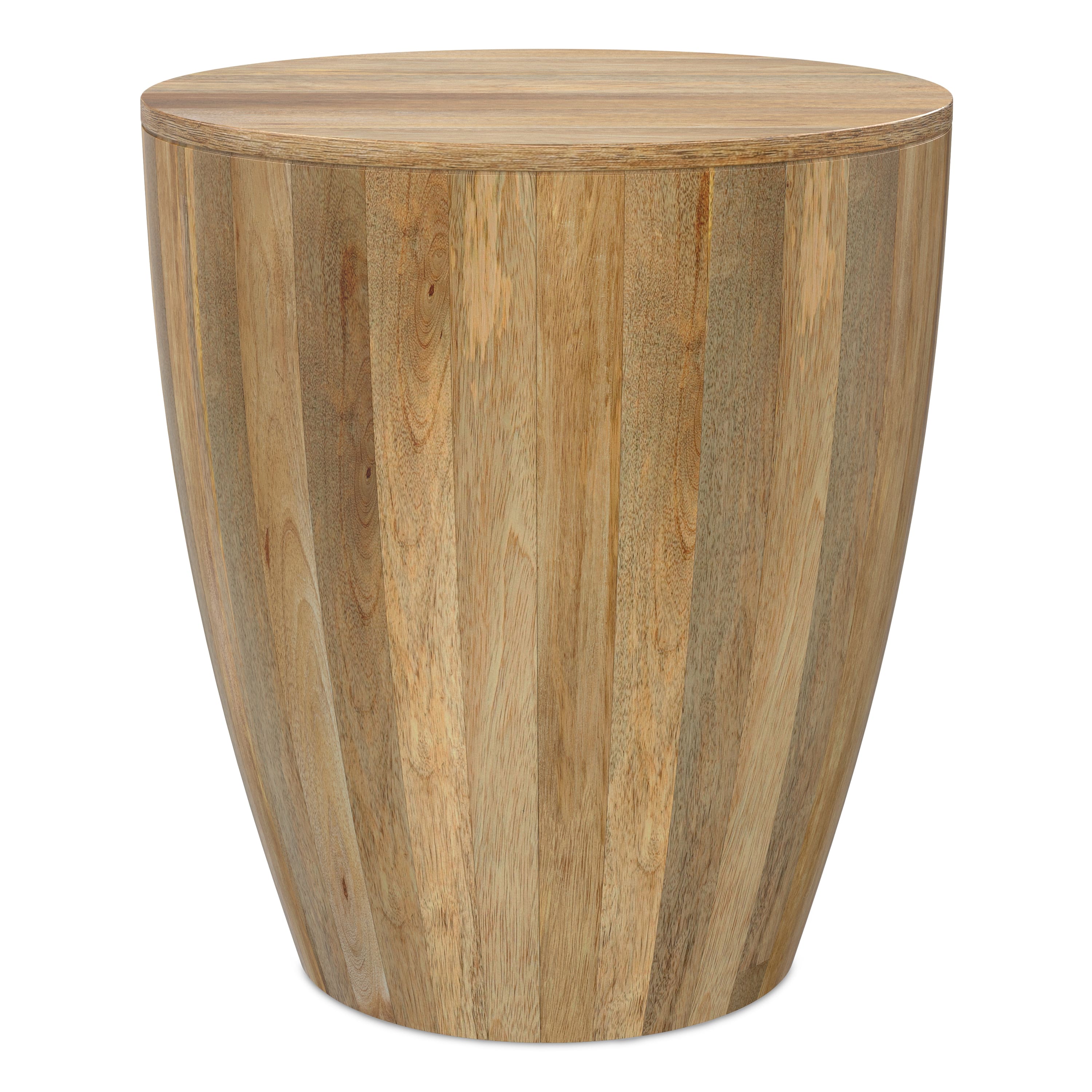 Simpli Home - Elmbrook 21 inch Wide Solid Mango Modern End Table, Assembled - Natural