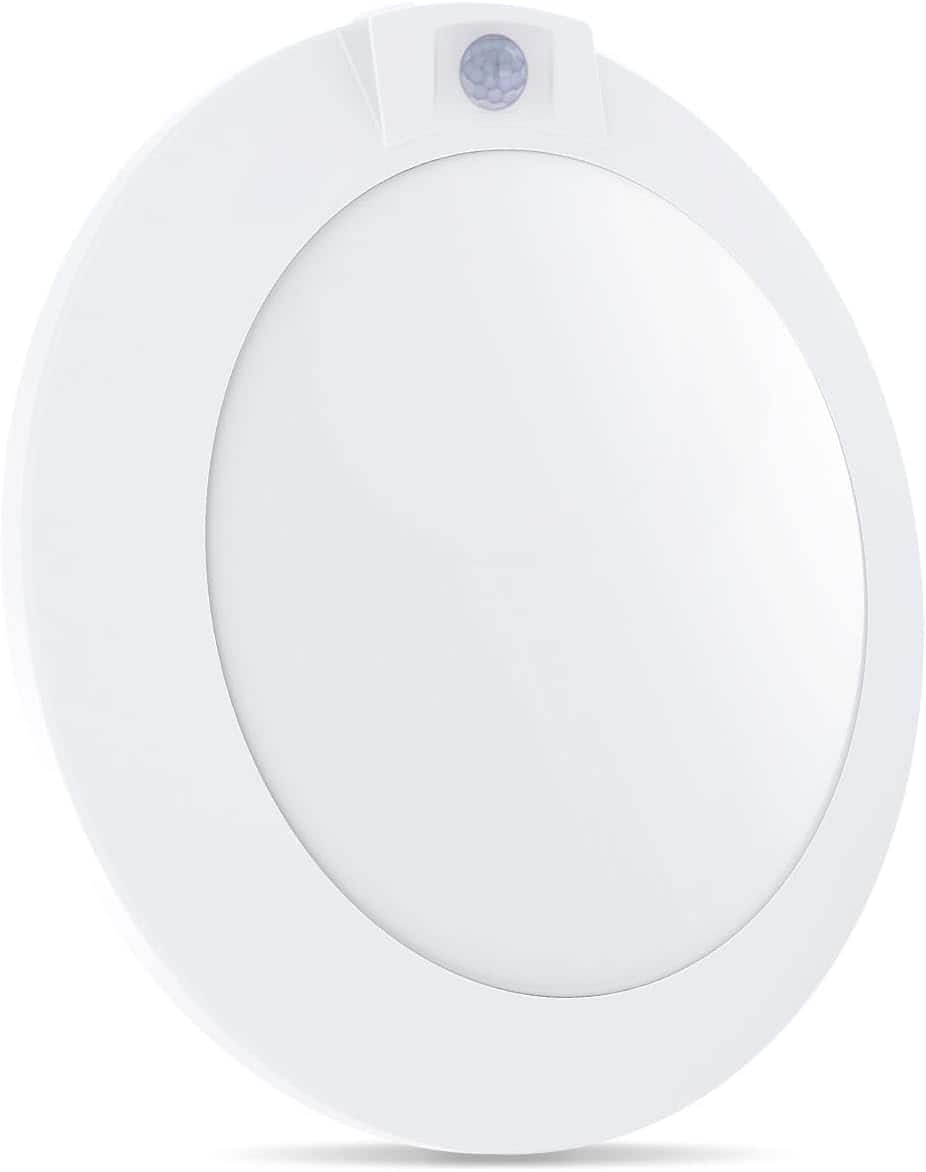 ACJPR - " Motion Sensor LED Ceiling Light, 14W 3000K Disk Fixture, Indoor