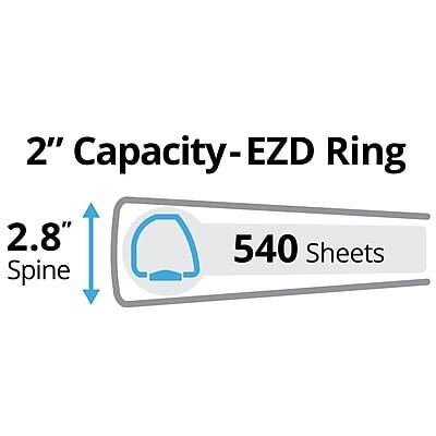 2" Capacity-EZD Ring  
2.8" Spine  
540 Sheets