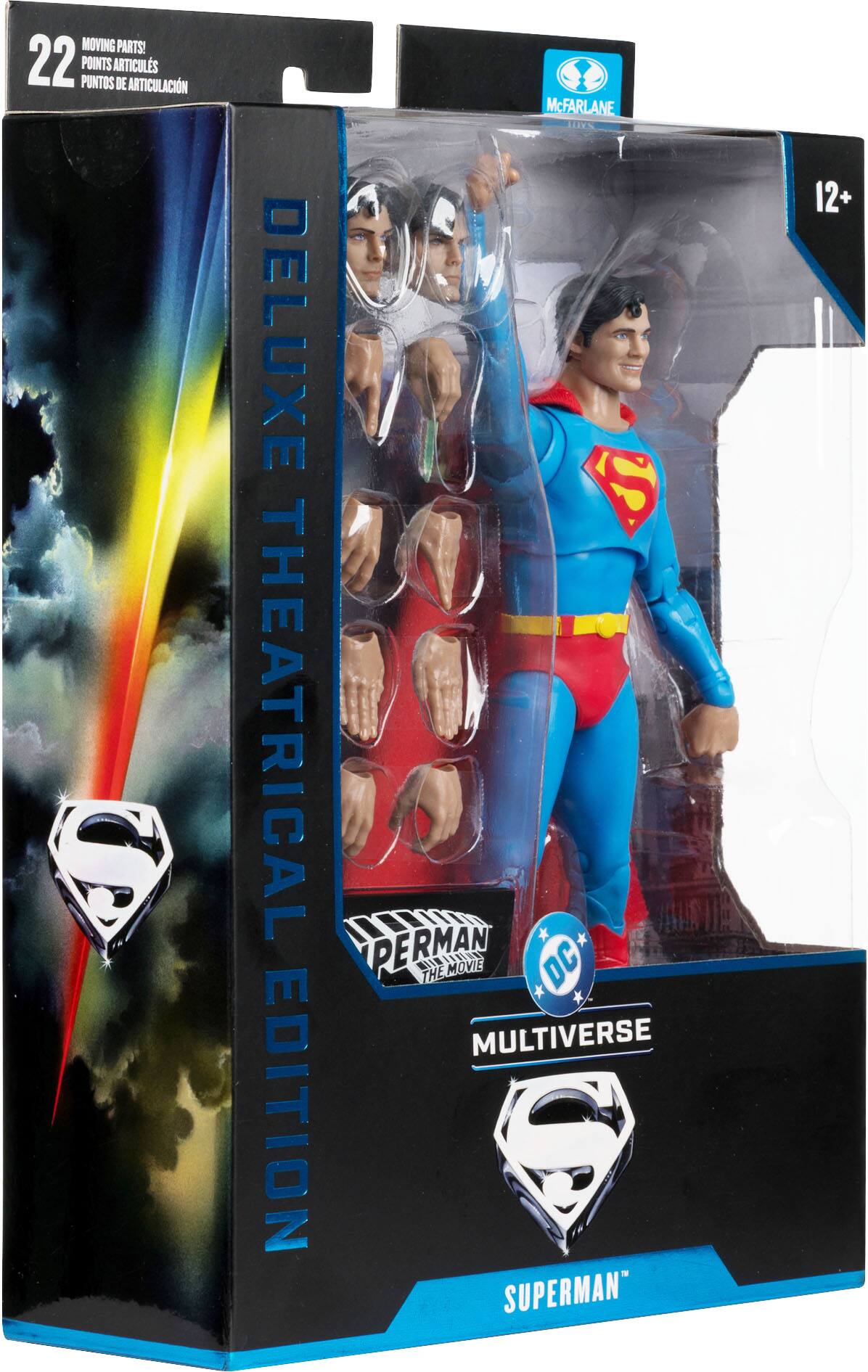 MOVING PARTS! 22 POINTS ARTICULS DE ARTICULACIÓN DELUXE THEATRICAL EDITION McFARLANE TOYS PERMAN THE HN MOVIE DC MULTIVERSE 6 SUPERMAN" 12+