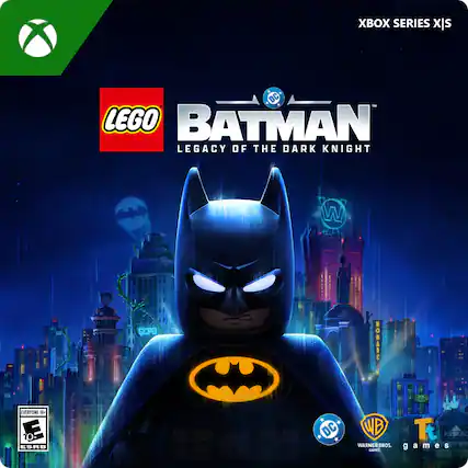 XBOX SERIES X|S
LEGO BATMAN: LEGACY OF THE DARK KNIGHT
EVERYONE 10+
ESRB
DC
WB GAMES
ICEBERG
WARNER BROS. GAMES - E10+ (Everyone 10+)