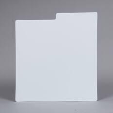 Front. PopMarket - Bags Unlimited DLPP405PK - 12 Inch LP Divider Cards - 40 Guage - 5 Pack (White) - VINYL ACCESSORIES - Multicolor.