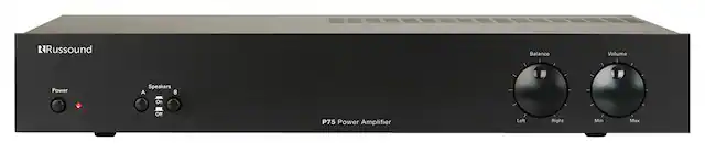 Front. Russound - P75 2-Ch. Amplifier - Black.