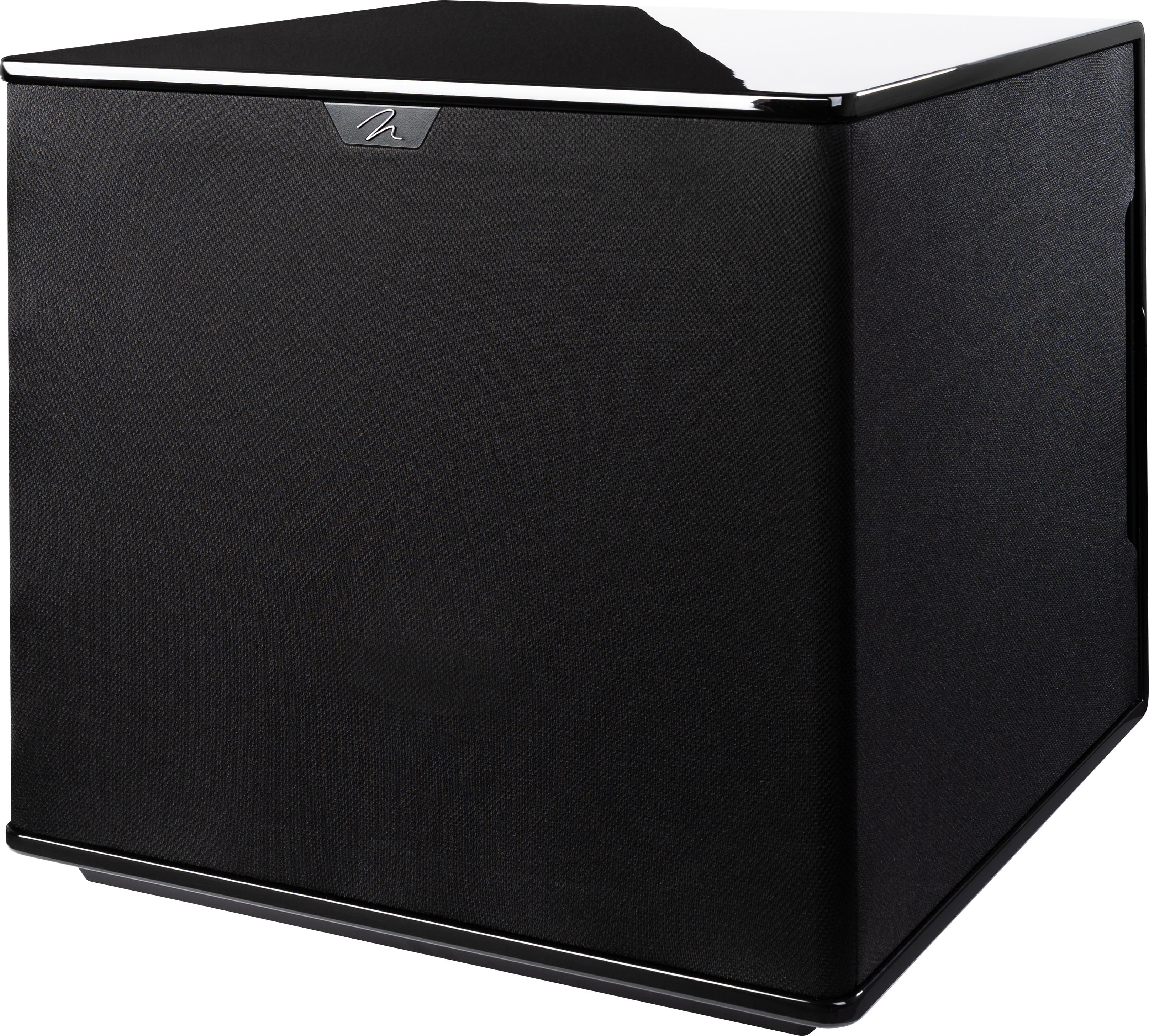 MartinLogan - Grotto 15, 15” Hybrid, Powered Subwoofer with Magnitude MT-2kW Amplifier, Sub Control App, and Wireless Built-In - Gloss Black