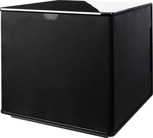 MartinLogan - Grotto 15, 15” Hybrid, Powered Subwoofer with Magnitude MT-2kW Amplifier, Sub Control App, and Wireless Built-In - Gloss Black
