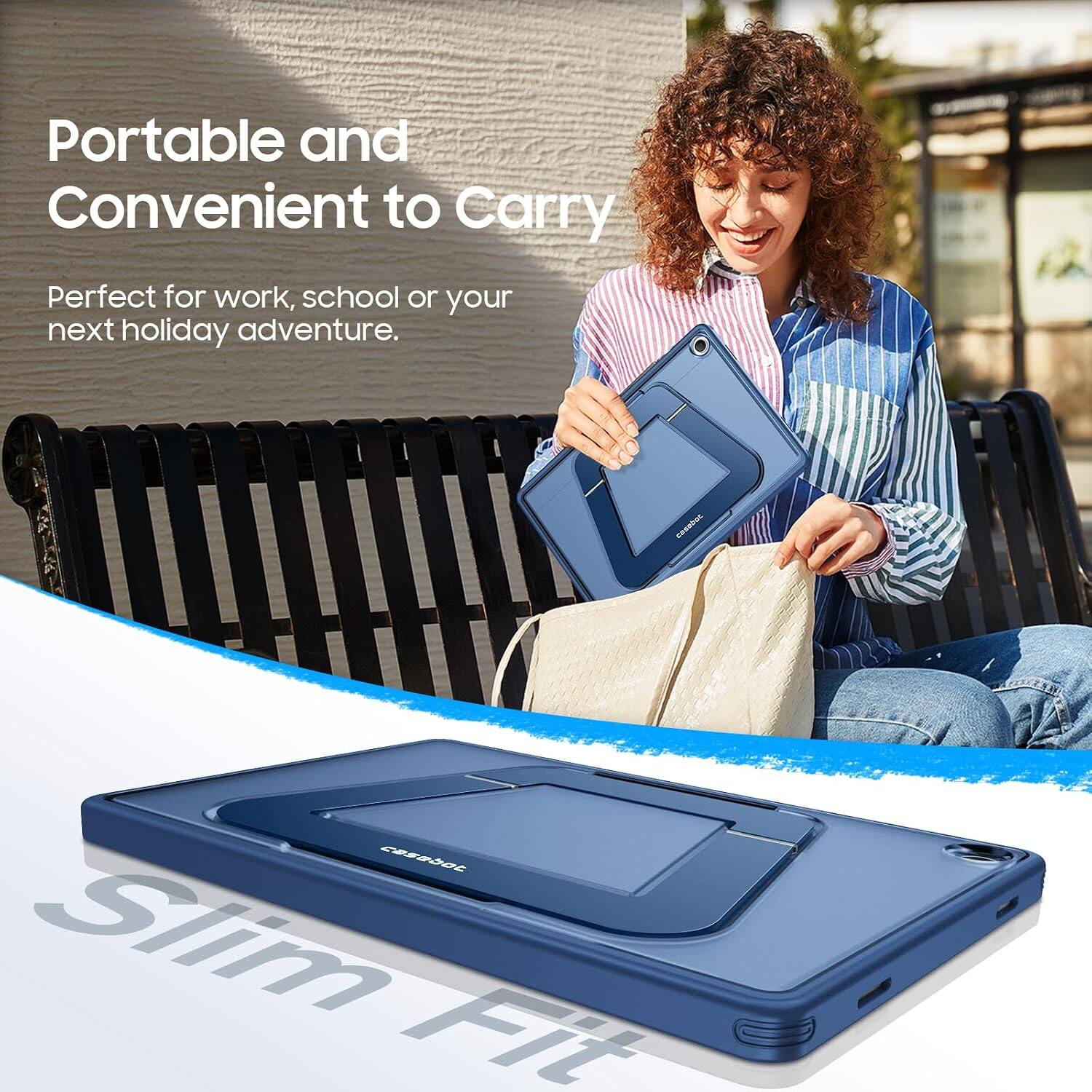 Portable and Convenient to Carry  
Perfect for work, school or your next holiday adventure.  

casabol  
casabot Slim Fit