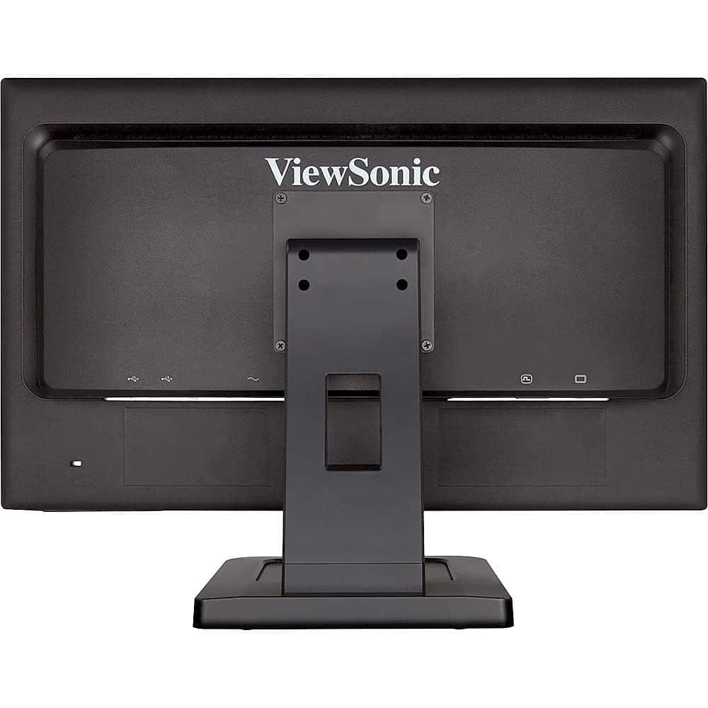 Back. ViewSonic - 21.5" LED FHD Touch-Screen Monitor (DVI, VGA) - Black.