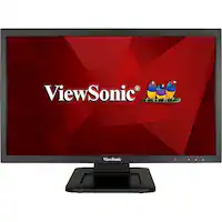 ViewSonic - 21.5" LED FHD Touch-Screen Monitor (DVI, VGA) - Black - Front_Zoom