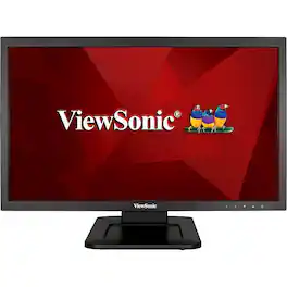 ViewSonic - 21.5" LED FHD Touch-Screen Monitor (DVI, VGA) - Black