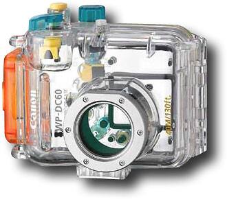 Front Standard. Canon - Waterproof Case - Clear.