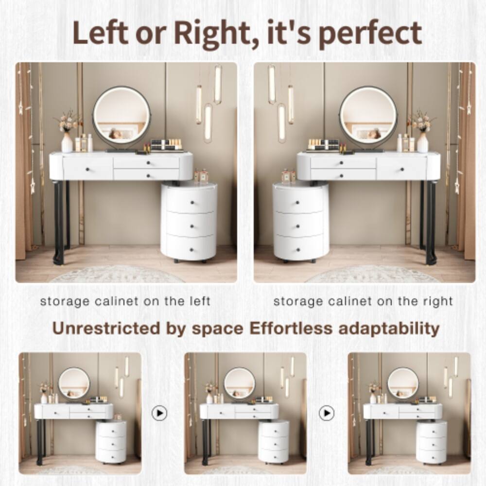 Left or Right, it's perfect

storage calinet on the left
storage calinet on the right

Unrestricted by space
Effortless adaptability