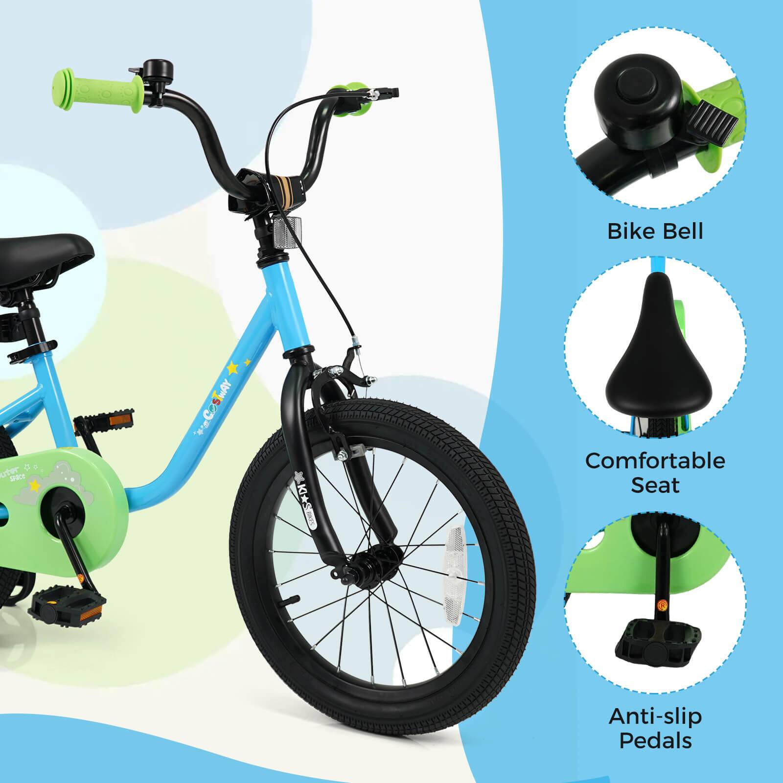 Bike Bell  
Comfortable Seat  
Anti-slip Pedals