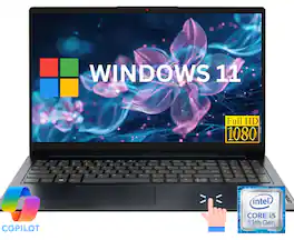 Lenovo - Ideapad 1i 15.6'' Full HD Touch Laptop, Intel Core i5 13th i5-1335U, 24GB RAM, 1TB SSD, Windows 11 Home - Blue