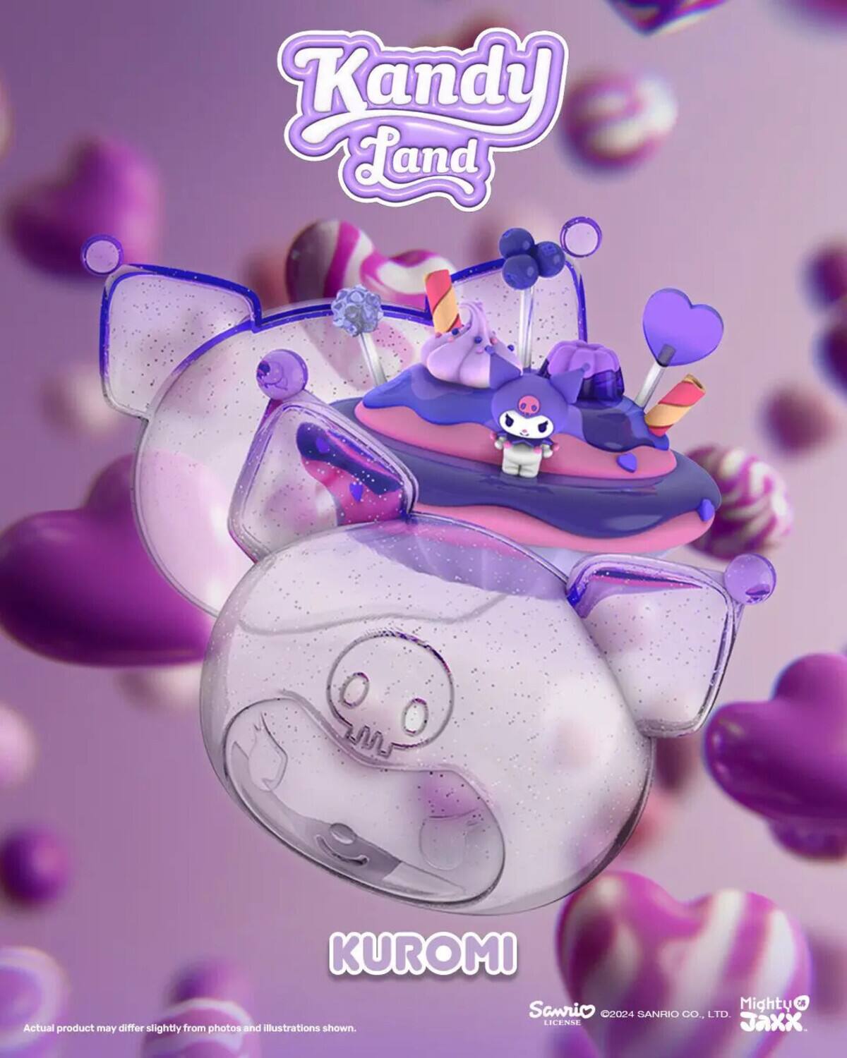 Kandy Land

KUROMI

Actual product may differ slightly from photos and illustrations shown.

©2024 SANRIO CO., LTD. LICENSE

Mighty O8 Jaxx