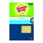 3 PACK Scotch-Brite Dobie ORIGINAL ALL-PURPOSE CLEANING PADS Cleans Without Scratching 3M