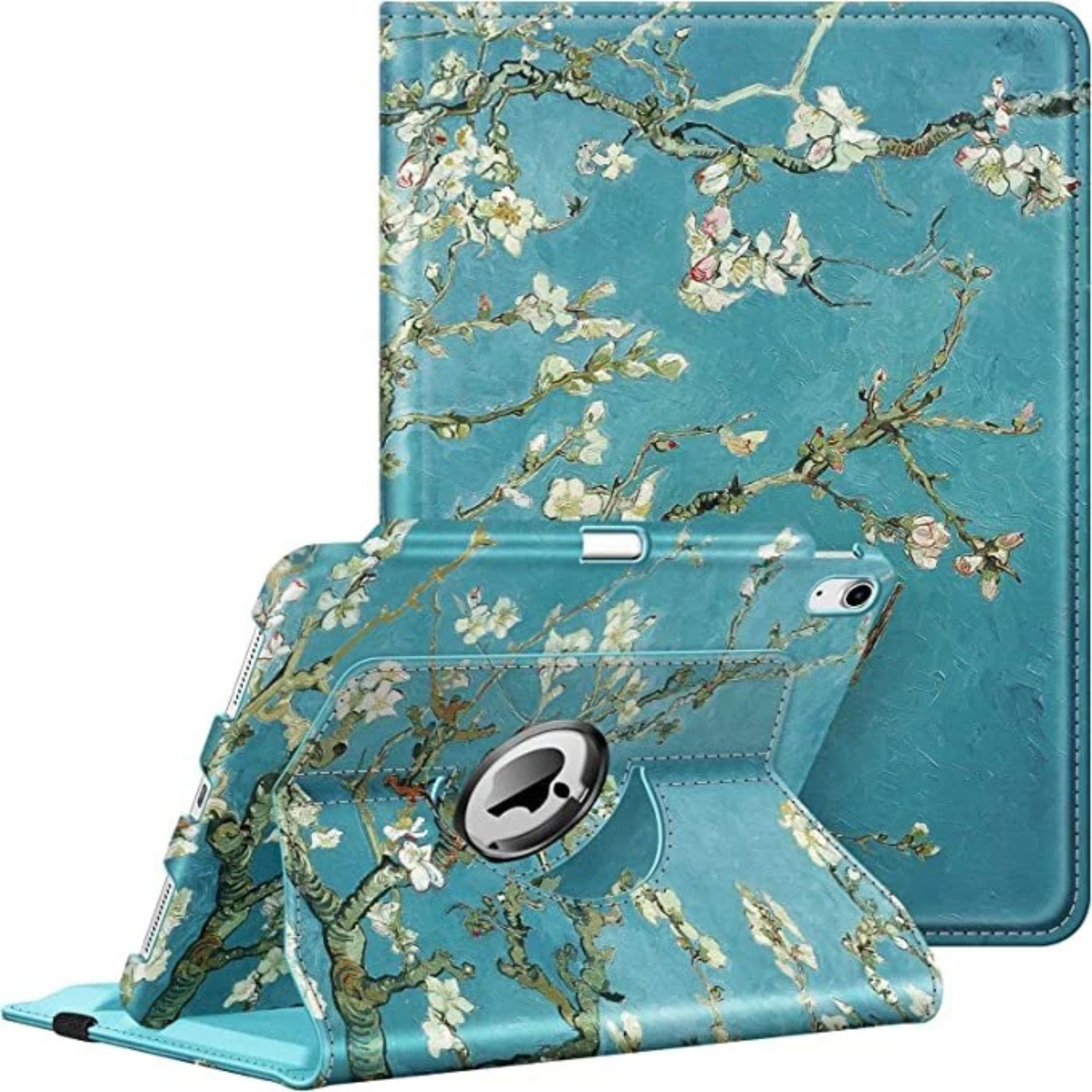 Kitcheniva - Smart Rotating Case For iPad A16 11th 2025 And iPad 10th 2022 Stand Cover - Blossom price history on PriceWatchPro