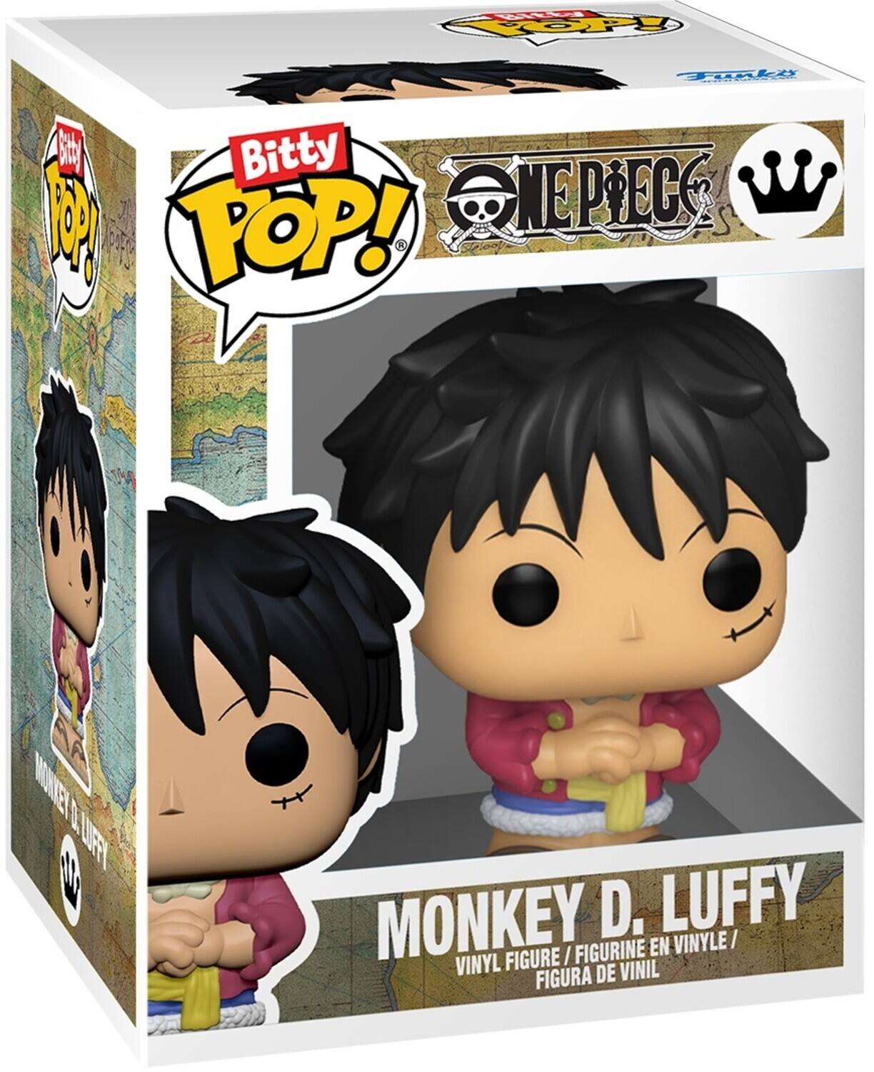 Bitty POP! NE PEC PTS A MONETO 0 LUFFY V MONKEY D. LUFFY FIGURINE EN VINYLE / VINYL FIGURE / FIGURA DE VINIL