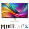 Front. LG - LG UltraFine 27US500-W 27" 4K UHD (3840×2160) Monitor (White) | IPS, HDR10, 60Hz + More.