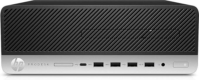 Alt View 1. HP - HP Prodesk 600G4 SFF Desktop PC Combo, Intel i5-8500 3.0 up to 4.1Ghz, 16GB DDR4 RAM, 500GB SSD, New 24" LCD, WIN11PRO - Black.