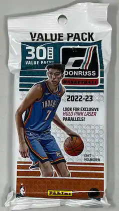 2022-23 Panini Donruss Basketball 30-Card Value Pack (Holo Pink Laser!)