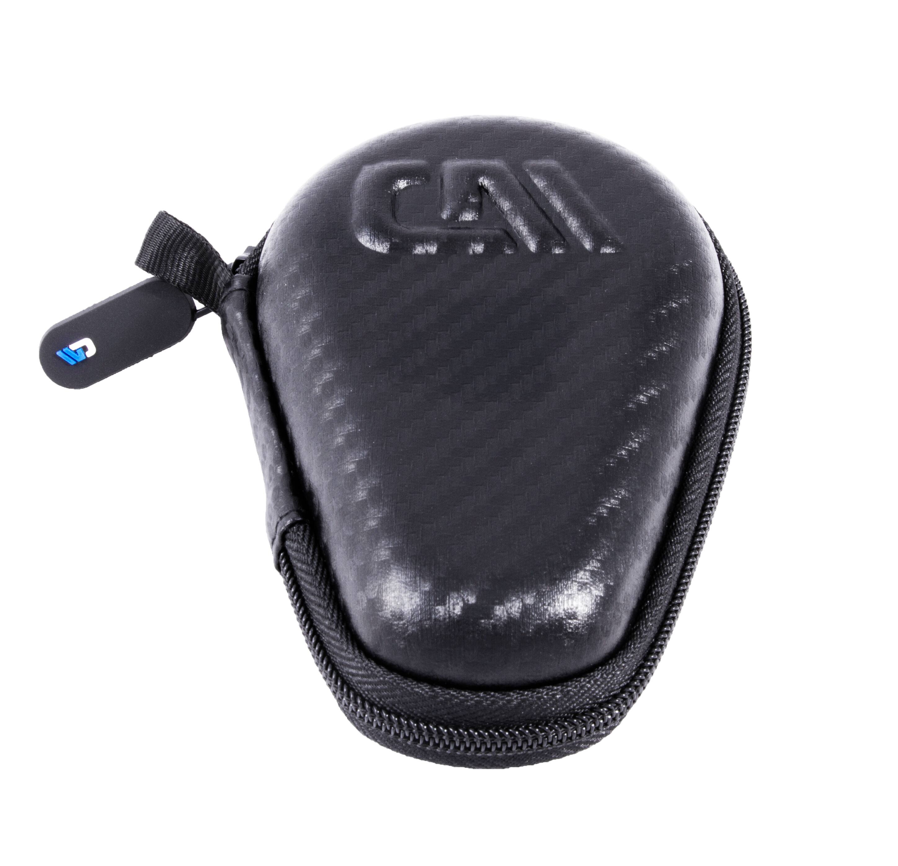 Alt View 3. CASEMATIX - Watch Box Travel Case for Stainless Steel Metal Band Mens and Womens Watches , Up To 56mm - Black.