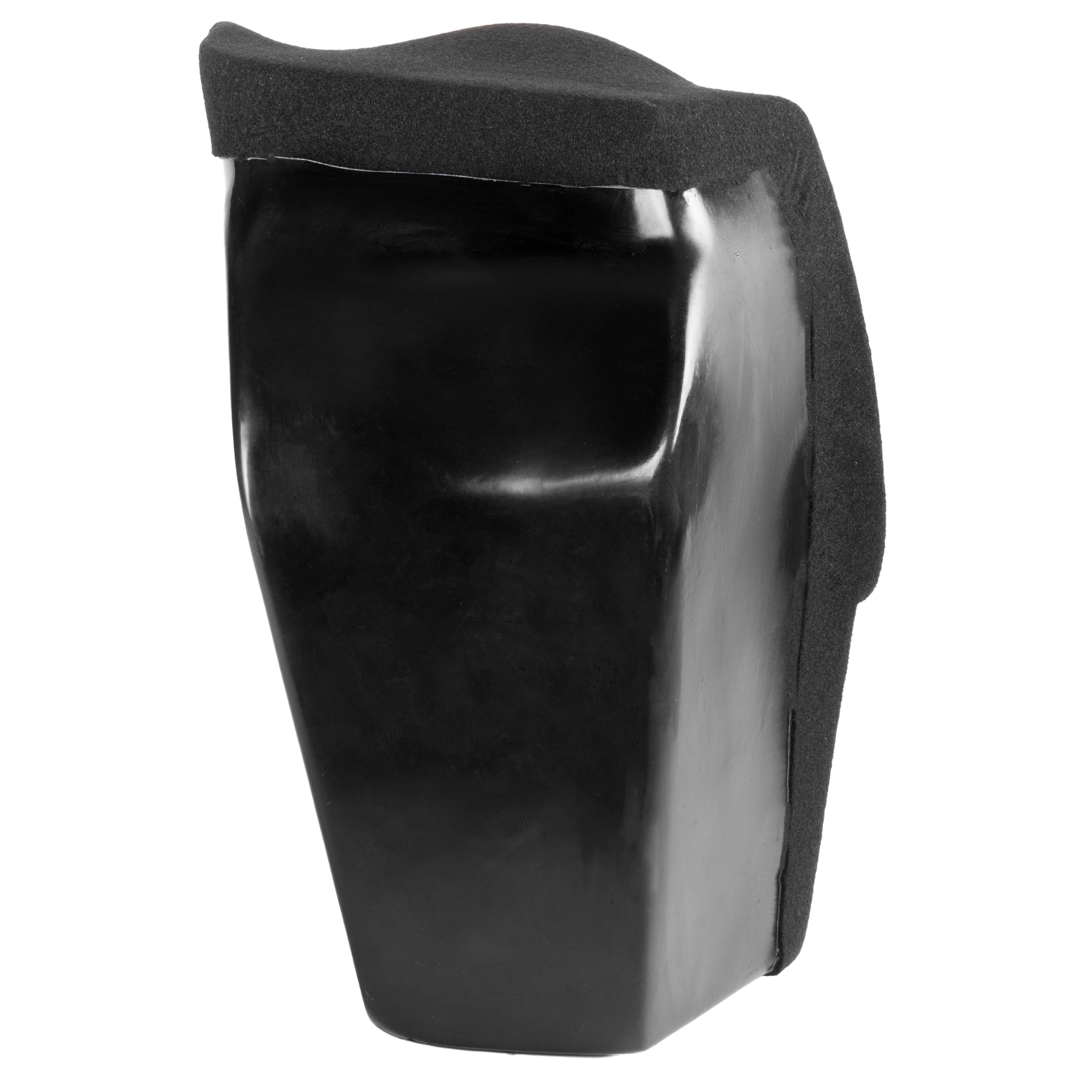 Back. NVX - UBETSLAYG1D BOOST Box (Driver's Side) Custom Fit 10in Empty Sealed Sub Enclosure for select 2020-2023 Tesla Model Y.