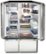 Alt View Standard 1. Samsung - 24.6 Cu. Ft. 4-Door Side-by-Side Refrigerator with Thru-the-Door Ice and Water - Stainless-Steel.