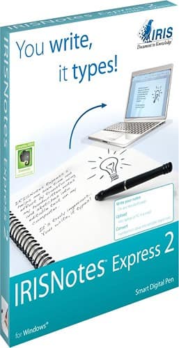 Front. IRIS - IRISNotes Express 2 Digital Pen - Black.